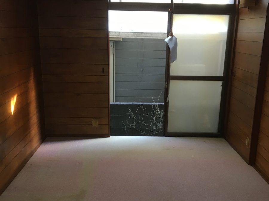 作業後の1階リビング