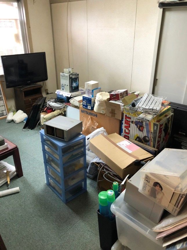 丹波篠山市での不用品整理|作業前