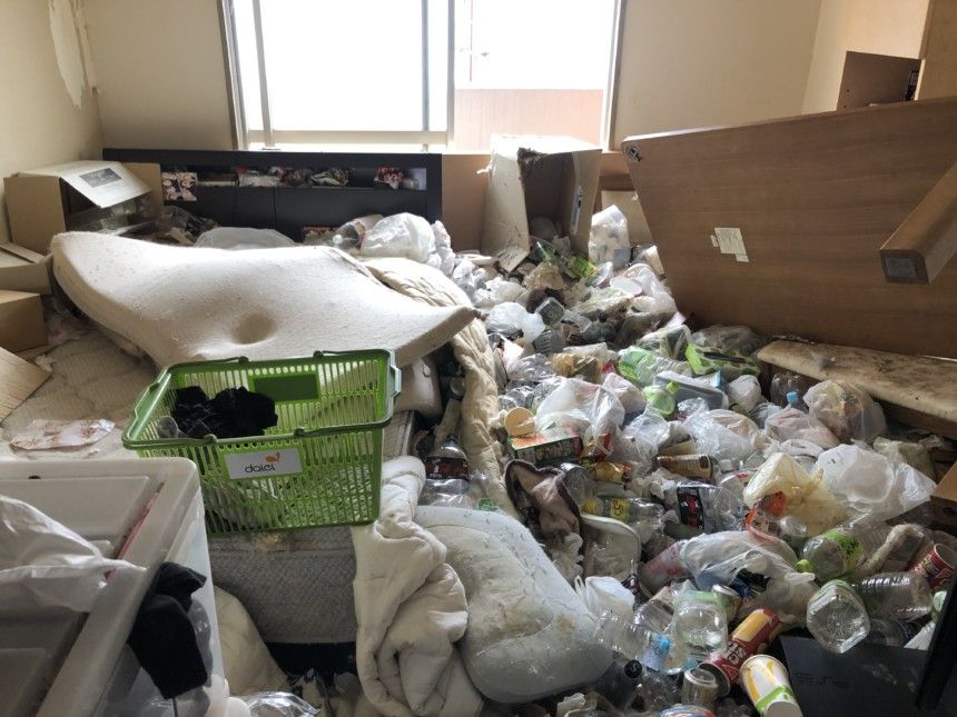 大阪市浪速区での特殊清掃|作業前