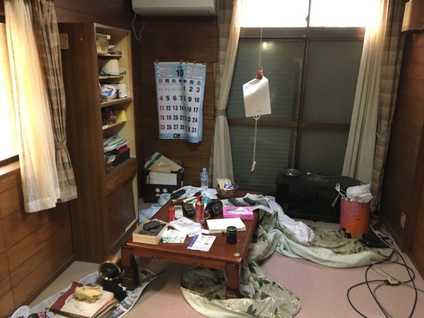 宝塚市での空き家整理|作業前