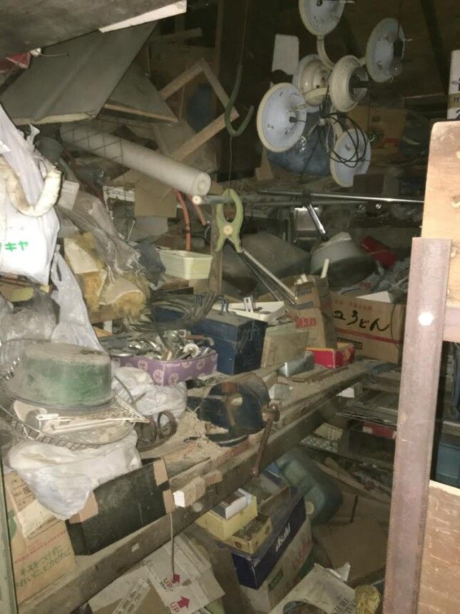 神戸市北区、納屋の整理|作業前