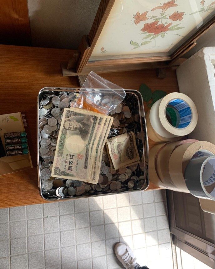 作業中に見つかった貴重品