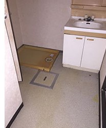 清掃を終えた洗面所