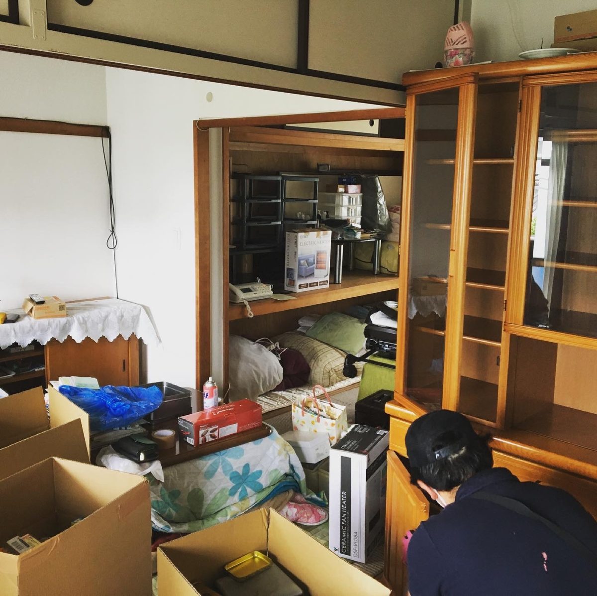 立ち会いのもとでの仕分け