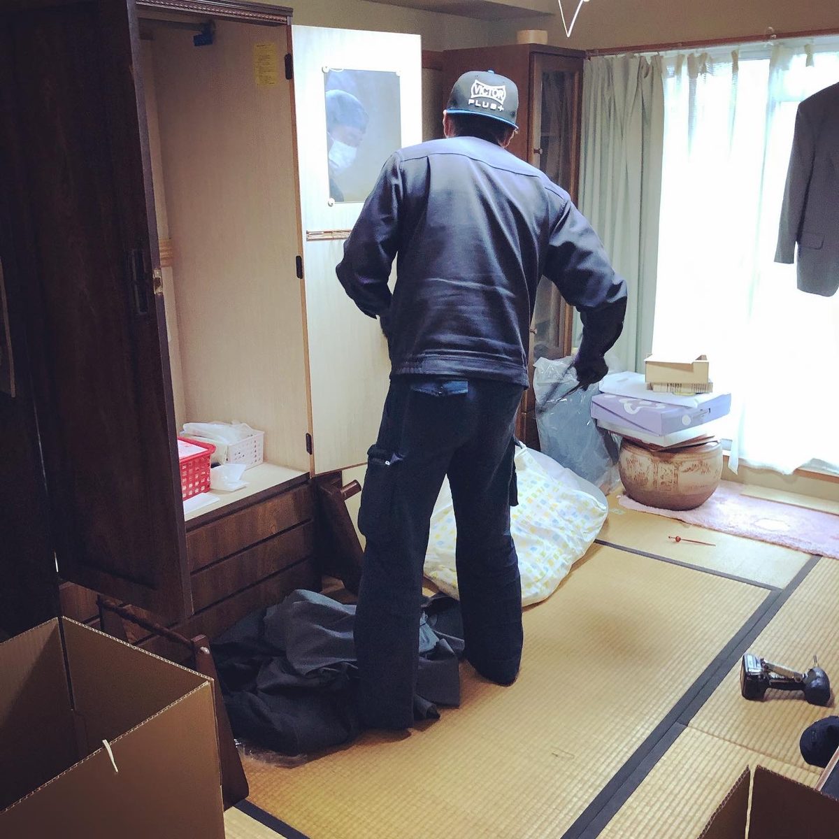 和室の片付け