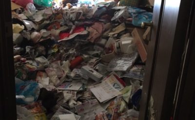 ゴミ屋敷生理前