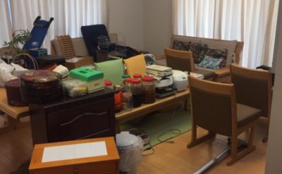 リビング整理前