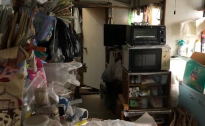 キッチン作業前