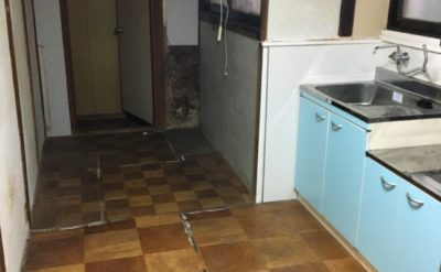 キッチン作業後